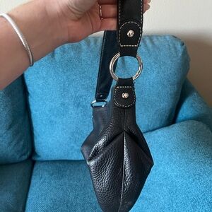 Talbots Black Leather Bag